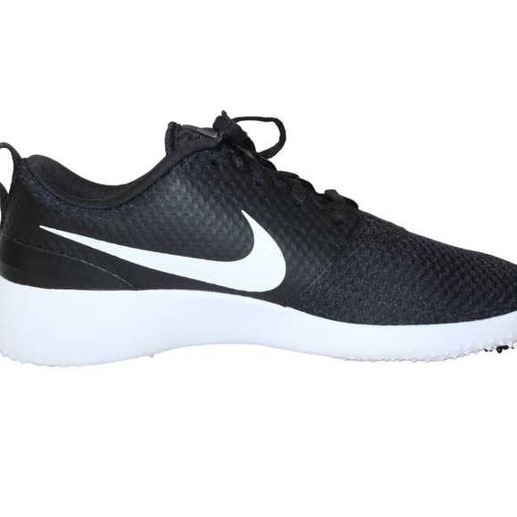 Nike Air Roshe Spikeless Golf Shoes Black/White Men's 10.5 NEW! - Picture 7 of 11